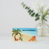 Tropisch zakelijk-persoonlijk Visitekaartje (Staand voorkant)