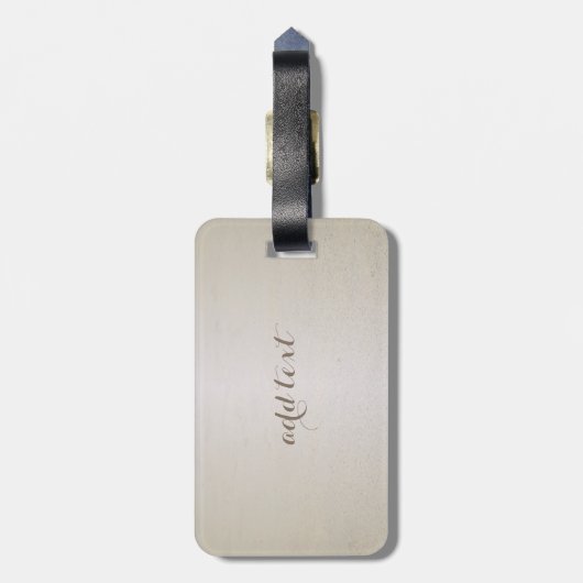 Tropisch, Zand, ananas-Personalized Bagagelabel (Achterkant verticaal)