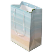 Tropisch zand Man voor pensionering Medium Cadeauzakje (Achterkant Gekanteld)