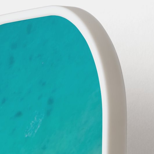 Tropisch Zand Strand Oceaan Hete buik Modern Pickleball Paddle (Links Detail)