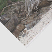 Tropisch zandstrand tissuepapier (Detail)