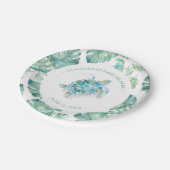 Tropisch Zee Bord Baby shower (Gekanteld)