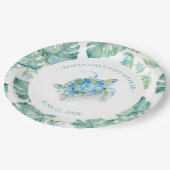 Tropisch Zee Bord Baby shower (Gekanteld)