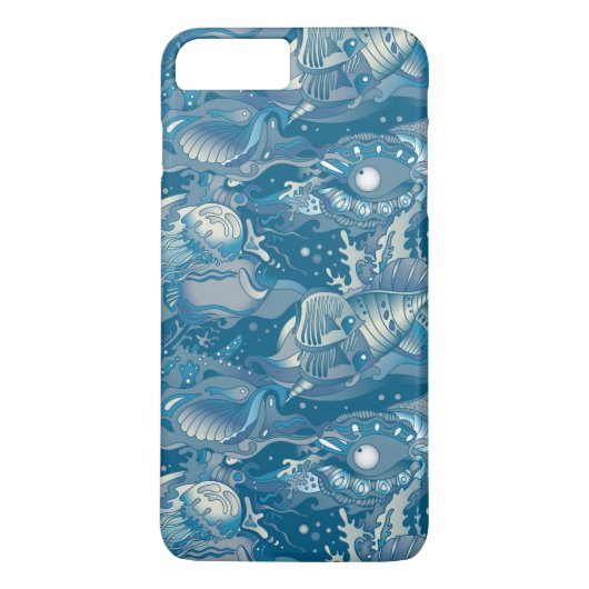 Tropisch Zee Patroon Case-Mate iPhone Case (Achterkant)