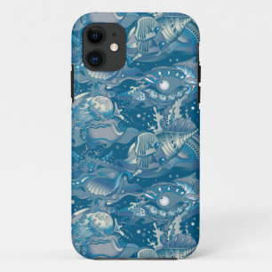 Tropisch Zee Patroon iPhone 11 Hoesje