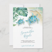 Tropisch Zee Scheerpenkoppen Baby shower (Voorkant)