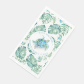 Tropisch Zee schildpadden servetten (Hoek)