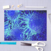 Tropisch Zee Urchin met Vibrant Blue Tissuepapier (Craft)