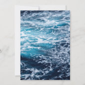 Tropisch zeedieren Huwelijksuitnodiging Kaart (Achterkant)