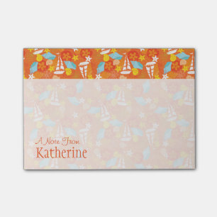Tropisch zeilpatroon   Jouw namen toevoegen Post-it® Notes