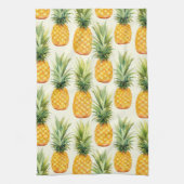 Tropisch zomer ananas patroon theedoek (Verticaal)
