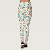 Tropisch Zomer Strand Patroon (1) Leggings (Achterkant)