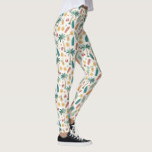 Tropisch Zomer Strand Patroon (1) Leggings (Rechts)