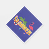 Tropisch zomerfeest servet (Hoek)