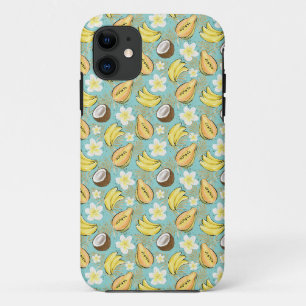 Tropisch zomerfruitpatroon iPhone 11 hoesje