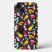 Tropisch zomerpatroon Case-Mate iPhone case (Achterkant)
