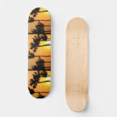 Tropisch zonnehemelbord skateboard (Voorkant)