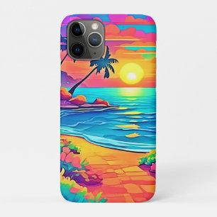 Tropisch zonnestrand iPhone 11 pro hoesje