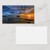 Tropisch zonnestrand visitekaartje (Voorkant / Achterkant)