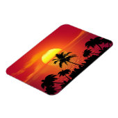 Tropisch zonsonderstel magneet (Linkerzijde)