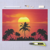 Tropisch zonsonderstel tissuepapier (Craft)