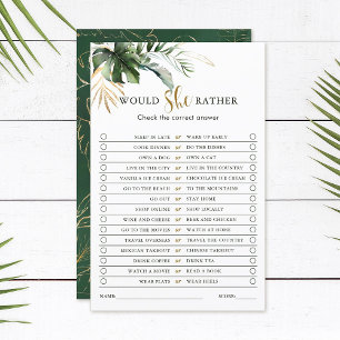 Tropisch zou ze liever Vrijgezellenfeest spelen