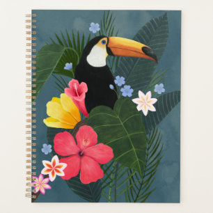 Tropische aanraking in de natuur planner