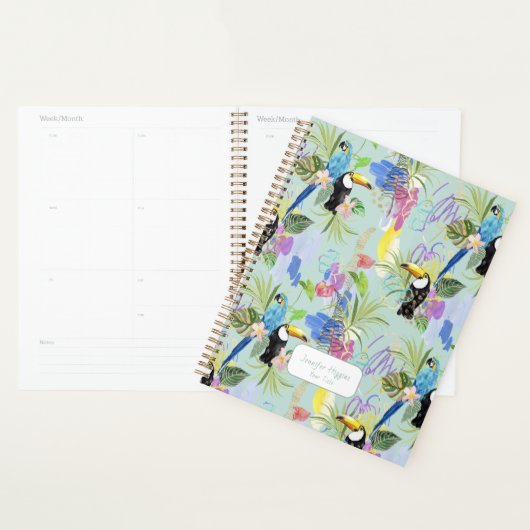 Tropische abstracties planner (Display)