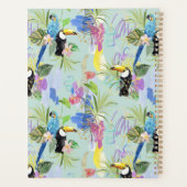 Tropische abstracties planner (Achterkant)