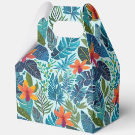 Tropische afdruk bedankdoosjes