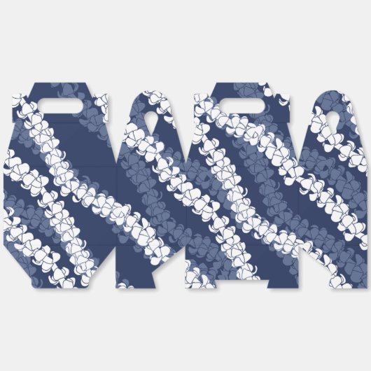 Tropische afdruk bedankdoosjes (Ongevouwen)