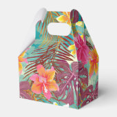 Tropische afdruk bedankdoosjes (Achterkant)