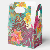 Tropische afdruk bedankdoosjes (Geopend)