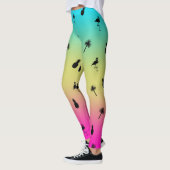 Tropische afdrukken leggings (Links)
