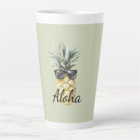 Tropische Aloha Ananas met Zonnebril