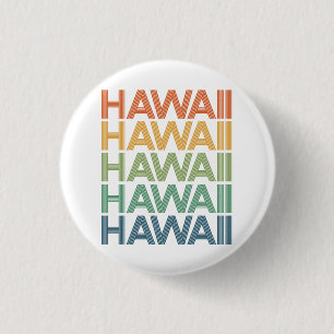 Tropische Aloha Hawaï Vacatie, strand Ronde Button 3,2 Cm