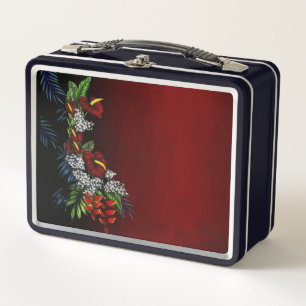 Tropische Aloha Retro Lunch Box