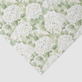 Tropische Aloha-strand Hydrangea bloem bruiloft Tissuepapier (Detail)