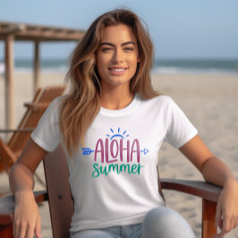 Tropische Aloha Summer T-shirt