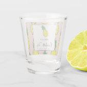 Tropische anananas Bachelorette Weekend Party Shot Glas (Achterkant)