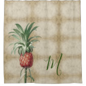 Tropische anananas  legant douchegordijn (Voorkant)