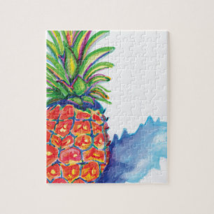 Tropische anananas legpuzzel