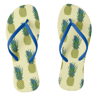 Tropische anananas Slim Straps Summer Teenslippers