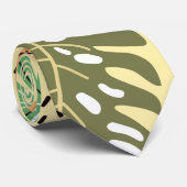 Tropische anananas stropdas (Opgerold)