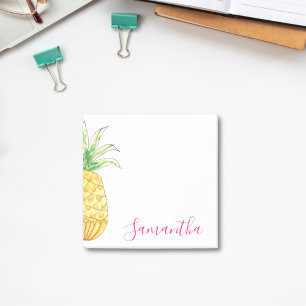 Tropische anananas Waterverf op maat Post-it® Notes