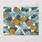 Tropische anananas Weddenschap Foto opslaan Datum (Achterkant)