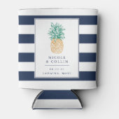 Tropische anananas Wedding Favor Blikjeskoeler (Voorkant)