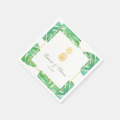 Tropische anananasbruding servet (Hoek)