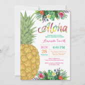 Tropische anananassekruitshow kaart (Voorkant)