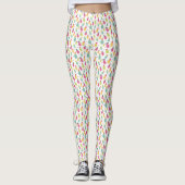Tropische anananassenzomerse Leggings (Voorkant)